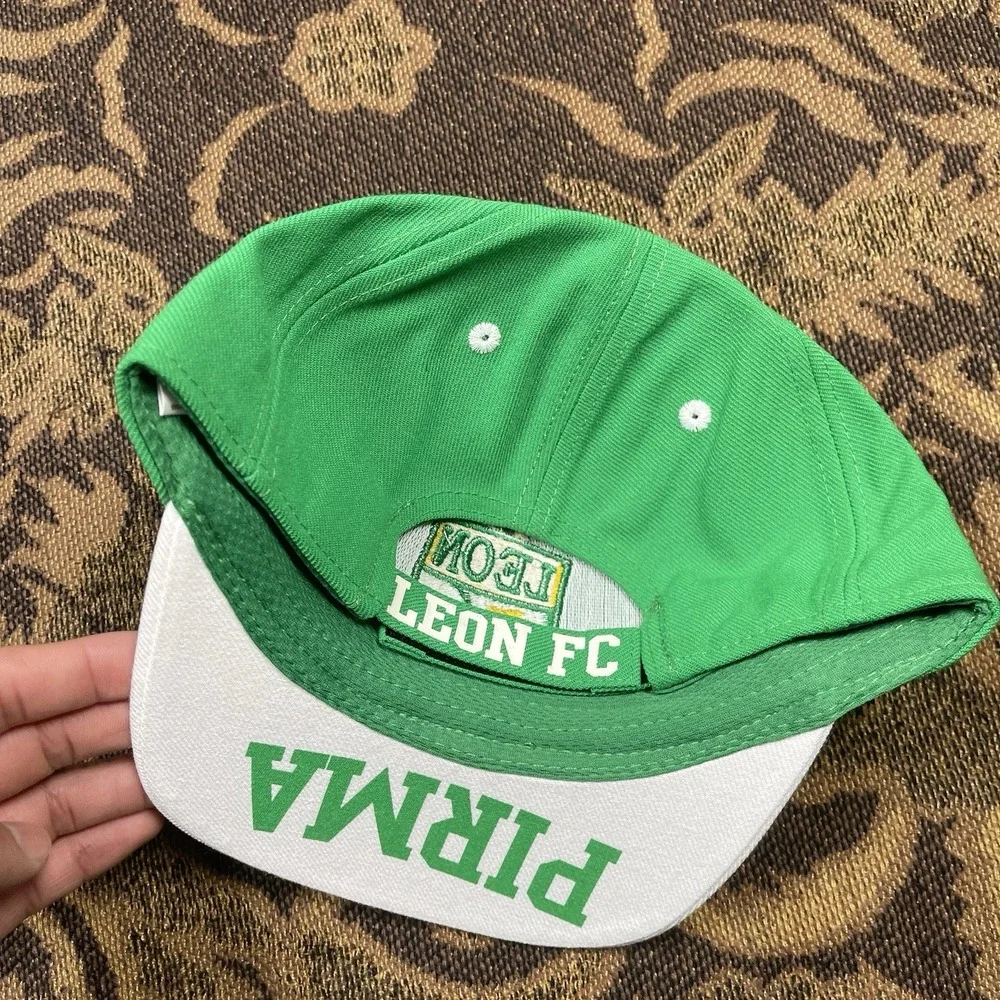 Pirma Club Leon FC Soccer Adjustable Kids Flat Brim Hat Cap Green White New A
